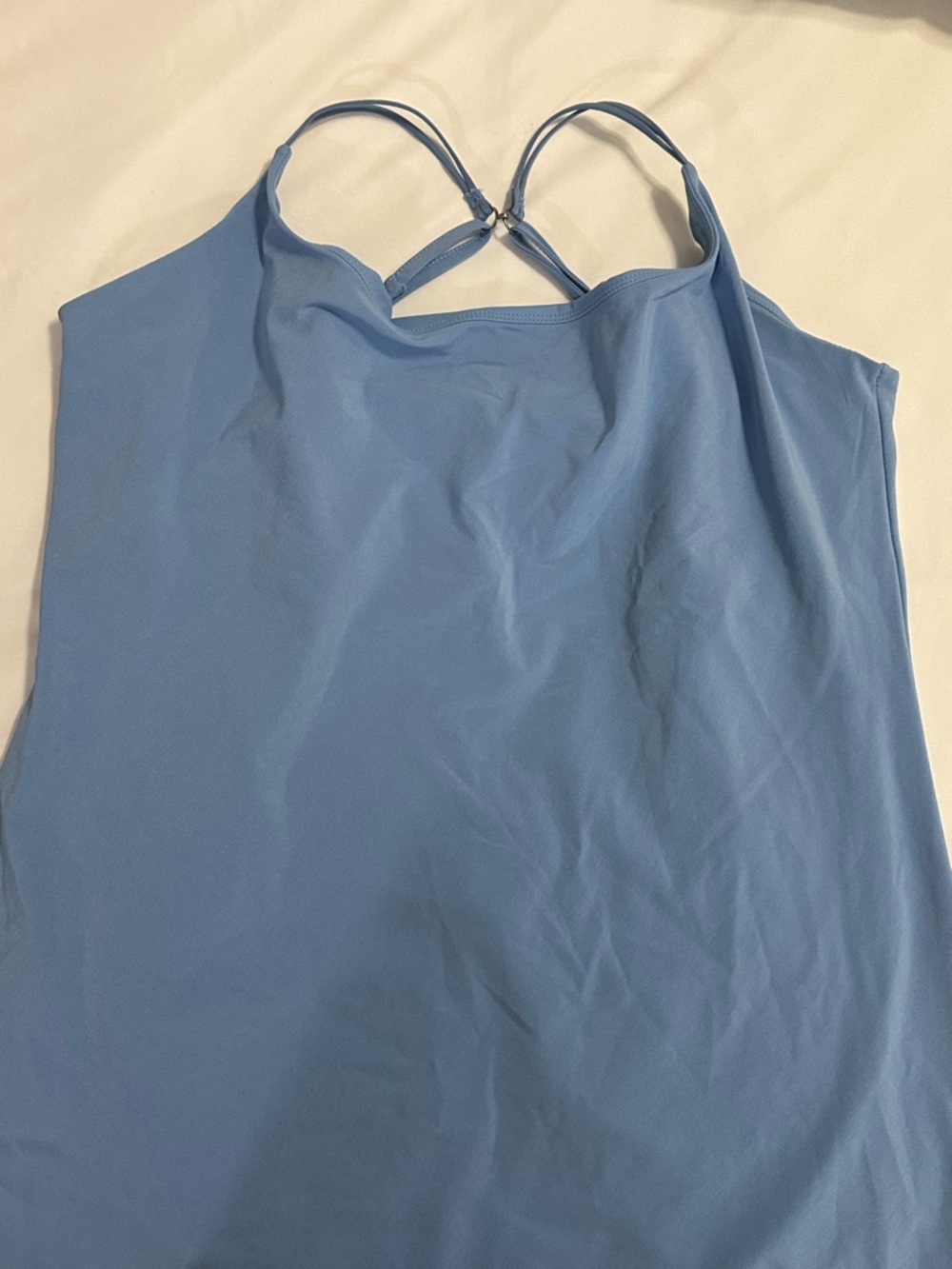 Abercrombie & Fitch Light Blue Strappy Mini Dress